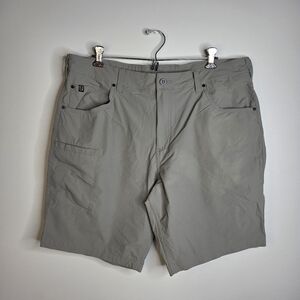 Noble Outfitters Men's Tactical Cargo Shorts Size 38 Gray Performance Utility